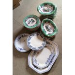 Large quantity of dinner ware inc. platters etc.