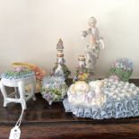 A selection of mainly continental porcelain