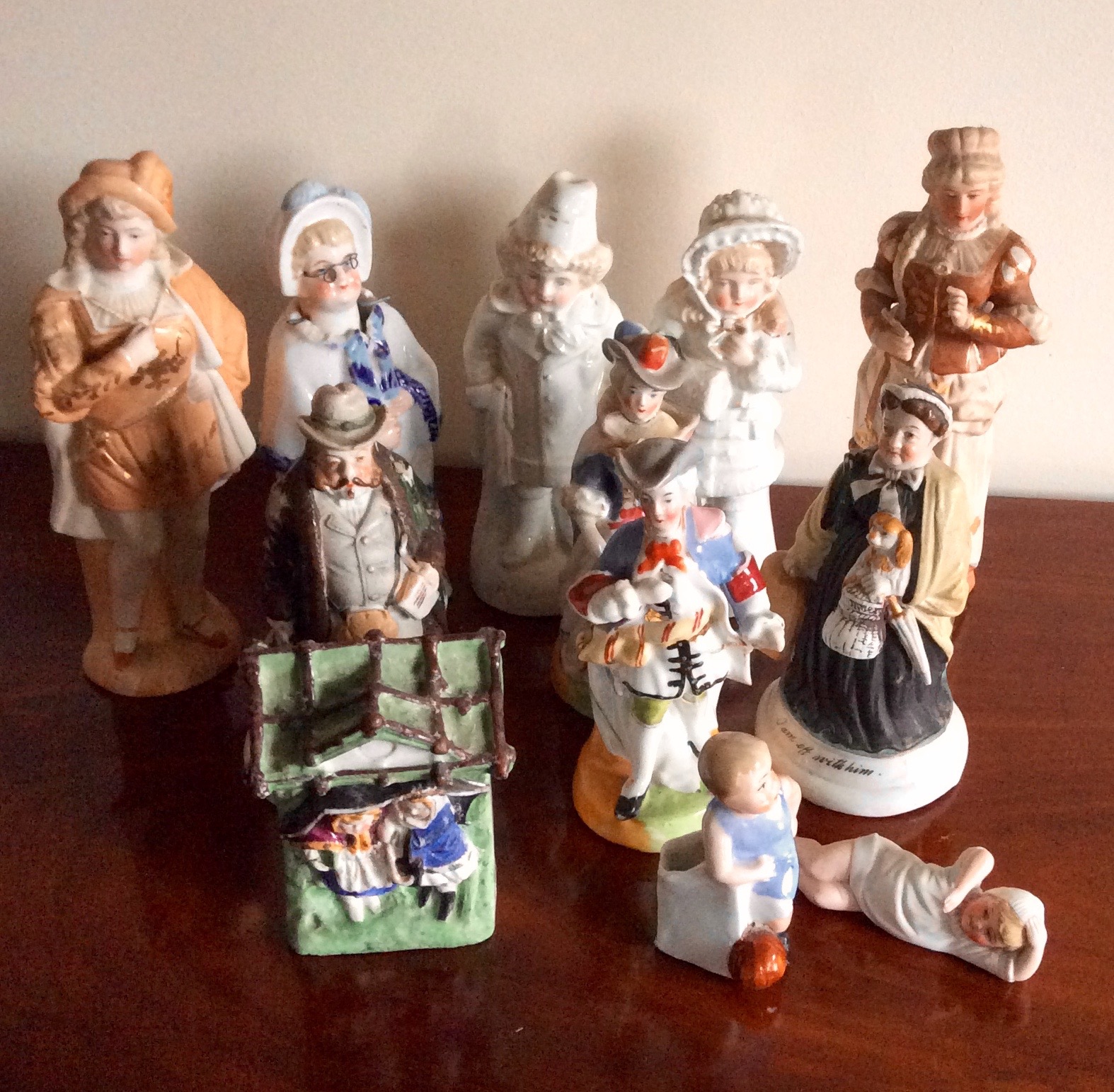 Twelve various continental porcelain figures aome a/f - Image 2 of 2