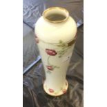 A Moorcroft "Roses" pattern pottery vase Burslem England