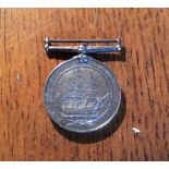 Royal Naval Long Service & Good Conduct Queen Victoria medal to Pte. Jn Kilvington 35th Co.