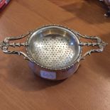 Birmingham silver tea strainer 1937