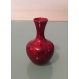 Moorcroft flambe ware vase