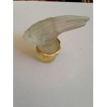 Lalique glass perfume bottle