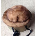 Mitzi Lorenz vintage mink hat