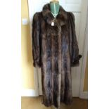 Good quality vintage fur coat by Fourrures de la Madeleine of Paris