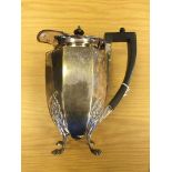 Good quality Sheffield silver coffee pot 1922