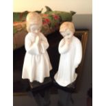 Royal Doulton figures Bedtime HN 1978 & Darling 1985