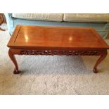 Good quality Chinese hardwood coffee table