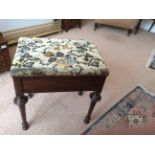 Edwardian piano stool