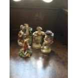 Four continentalporcelain figures inc. Samson