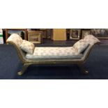 Good quality Regency style chaise