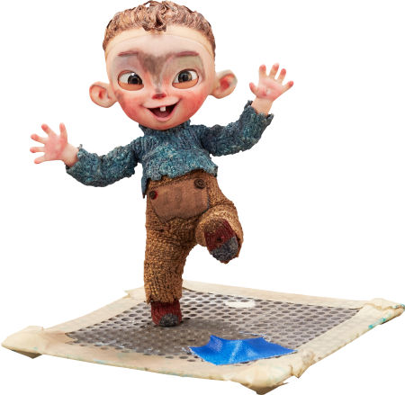 The Boxtrolls Baby Eggs Original Animation Puppet (LAIKA, 2014). A great camera-used replacement