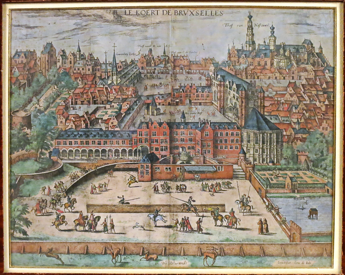 Bruxelles - "Le Koert de Bruxselles" [d'après Bartholomeus de MOMPER (c. 1535-c. 1597)]. [Anvers],