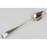 A George III silver Old English pattern basting spoon London 1800, 3.4oz, 30cm