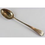 An Edward VII silver Old English pattern basting spoon London 1901, 5oz 30cm