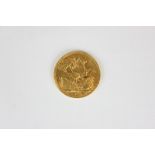 A George V gold sovereign dated 1911