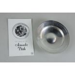 A modern silver Armada dish, London 1964, 8oz, 17cm, boxed