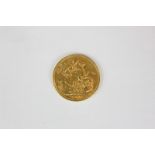 A George V gold Sovereign dated 1907