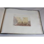 General d'Aguilar, 19th century, an album containing watercolour drawings and sketches of foreign