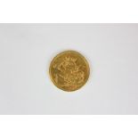 A George V gold Sovereign dated 1906