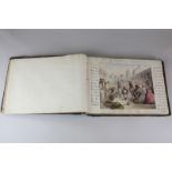 Doyle Granville, 19th century, an album of watercolour drawings and sketches entitled 'Homeward