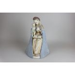 A Goebel porcelain ornament, Madonna and child (a/f), 32cm high