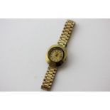 A lady's rolled gold Rado Diastar bracelet watch
