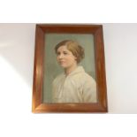 Early 20th century school, portrait of a lady, 35cm by 25cm