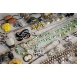 A large and varied collection of costume jewellery