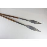 Two East African Somalian spears, 155cm