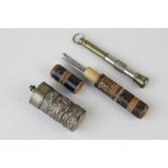 Two early 19th century bobbins both engraved 'Attwood & Union - freedom to the slave' and '