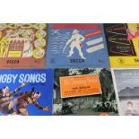 Approximately eighty long playing records including The Sandpipers, Gilbert and Sullivan and