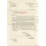 R.M.S. TITANIC SECOND CLASS PASSENGER AND VICTIM SAMUEL HERMAN: Letters from the Public Trustees