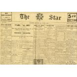R.M.S. TITANIC NEWSPAPERS: Fascinating collection of The Star April 10th 1912,  April 15th, 16th,