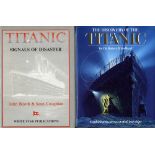 R.M.S. TITANIC: Library collection of modern volumes including some unusual titles. (2 Boxes). Ex.