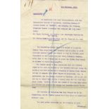 R.M.S. OLYMPIC: A rare archive of correspondence to and from Harland & Wolff relating to the brazing