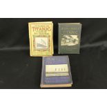 R.M.S. TITANIC: Collection of period books including "Story of the Wreck of the Titanic" and "The