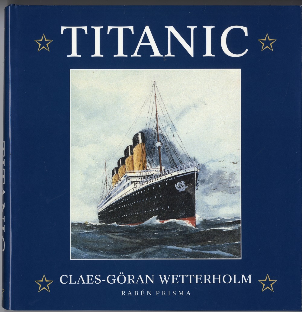 R.M.S. TITANIC: Library collection of modern volumes including some unusual titles. (2 Boxes). Ex.