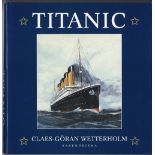 R.M.S. TITANIC: Library collection of modern volumes including some unusual titles. (2 Boxes). Ex.