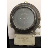 MARITIME: Rare Chernikeeff submerged radar log C662R4, maker's plate to the front no. 27806.
