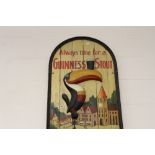 Advertising: Treen pub sign for Guinness Stout with a toucan balancing a pint on it's beak. 2' x