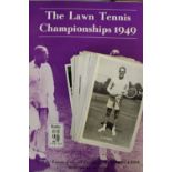 Tennis: Collection of Wimbledon programmes and some tickets from the 1949, 50, 51, 52, 53, 54, 55,