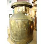 Brassware: United Dairies Ltd, Trowbridge, 5 gallon milk churn.