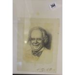 Prime Ministers/Political: David Lloyd George 1863-1945. A good pencil sketch showing his head and