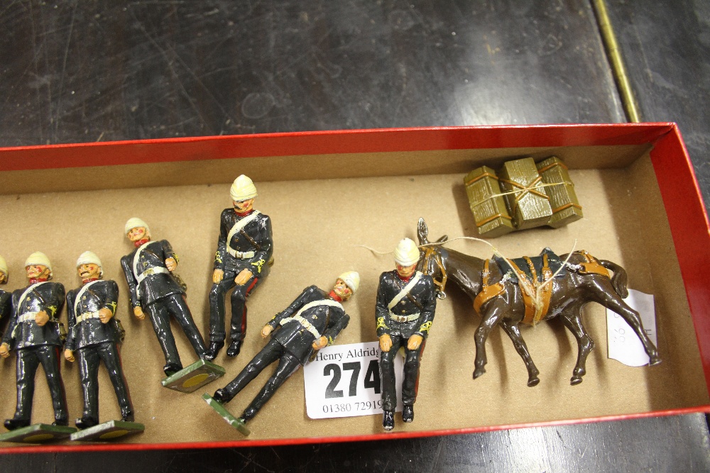 Toys: Diecast Britains "The Camel Corps", boxed, elephants, gun and crew, Arab cavalry and - Image 2 of 3