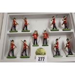 Toys: Hollow cast Britains Military, The Duke of Wellington Regimental Colour Party, The York and