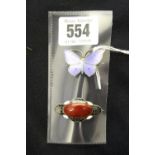 Norwegian Magnus Hammer silver and enamel lilac butterfly brooch 930 standard plus art deco Magnus