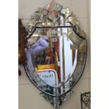 Mirror: Modern Venetian decorative mirror 30".