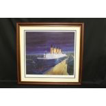 R.M.S. TITANIC: Simon Fisher limited edition prints "By Dawn's Early Light" 27/850, signed in pencil